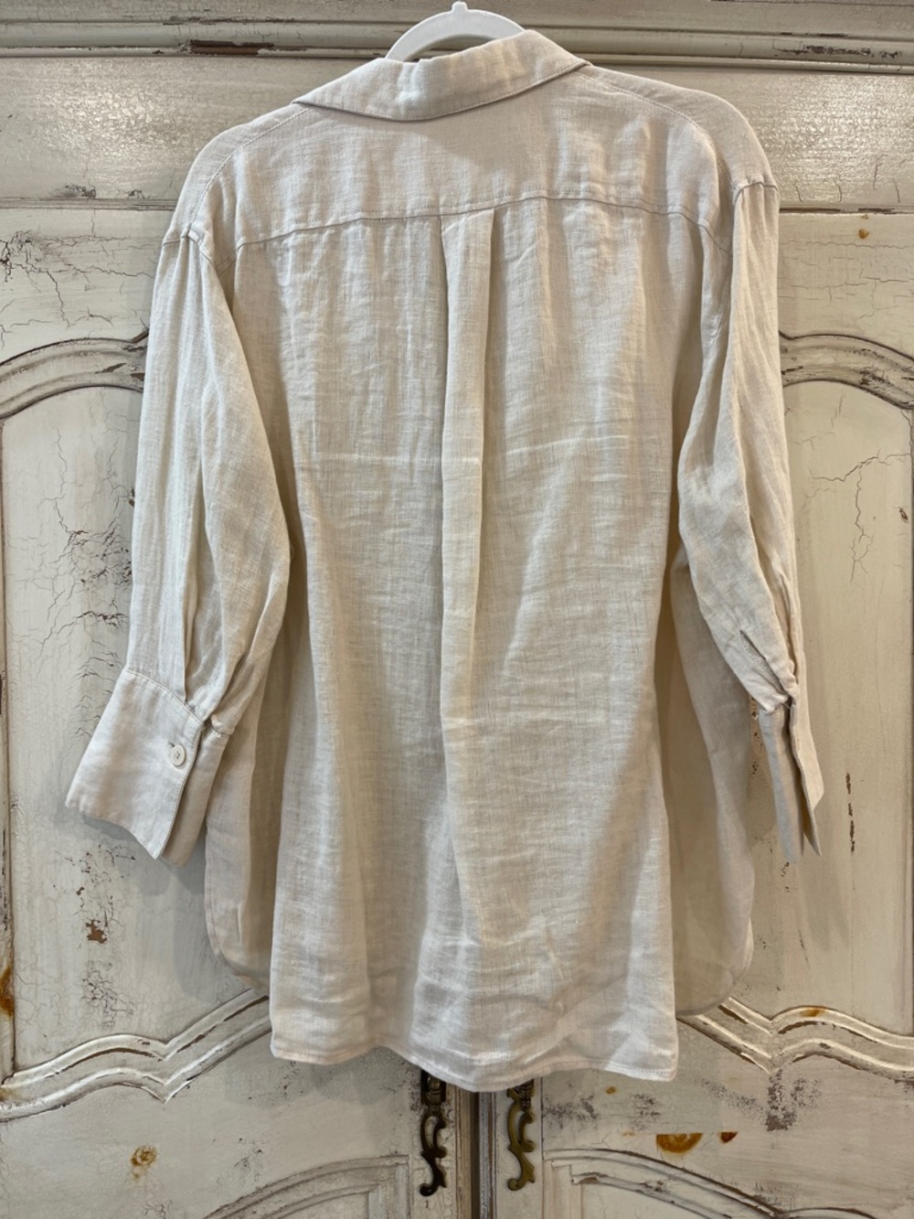 Zara Linen Button Up - Picture 3 of 3
